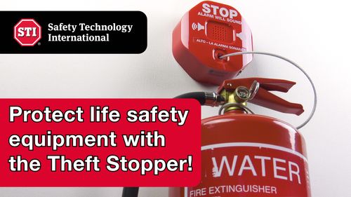 Protect your life safety equipment with the Theft Stopper'